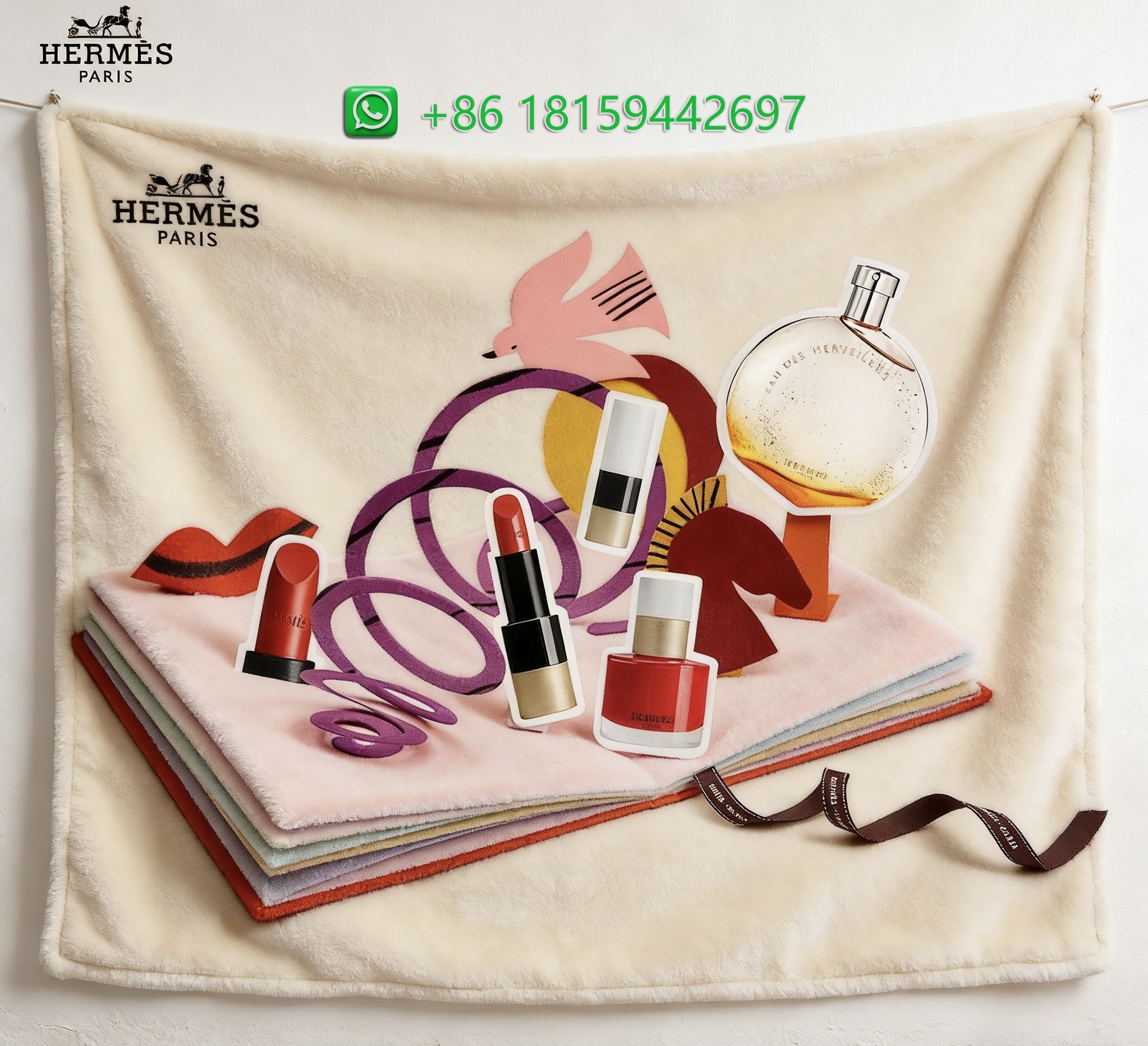 Hermes Throw Blankets